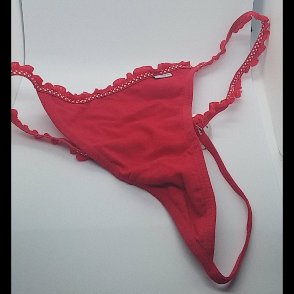 Never worn Ungergirl (red with polka dots) Thong